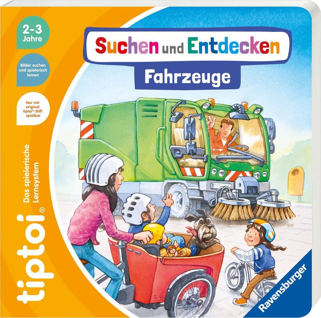 Ravensburger tiptoi® Zoeken en Ontdekken - Voertuigen 49269 Productafbeelding 