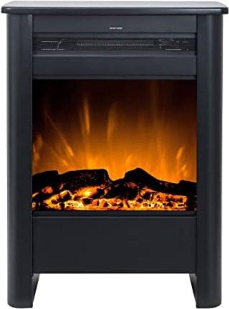 Elektrische Kaminofen 46cm 1500W schwarz