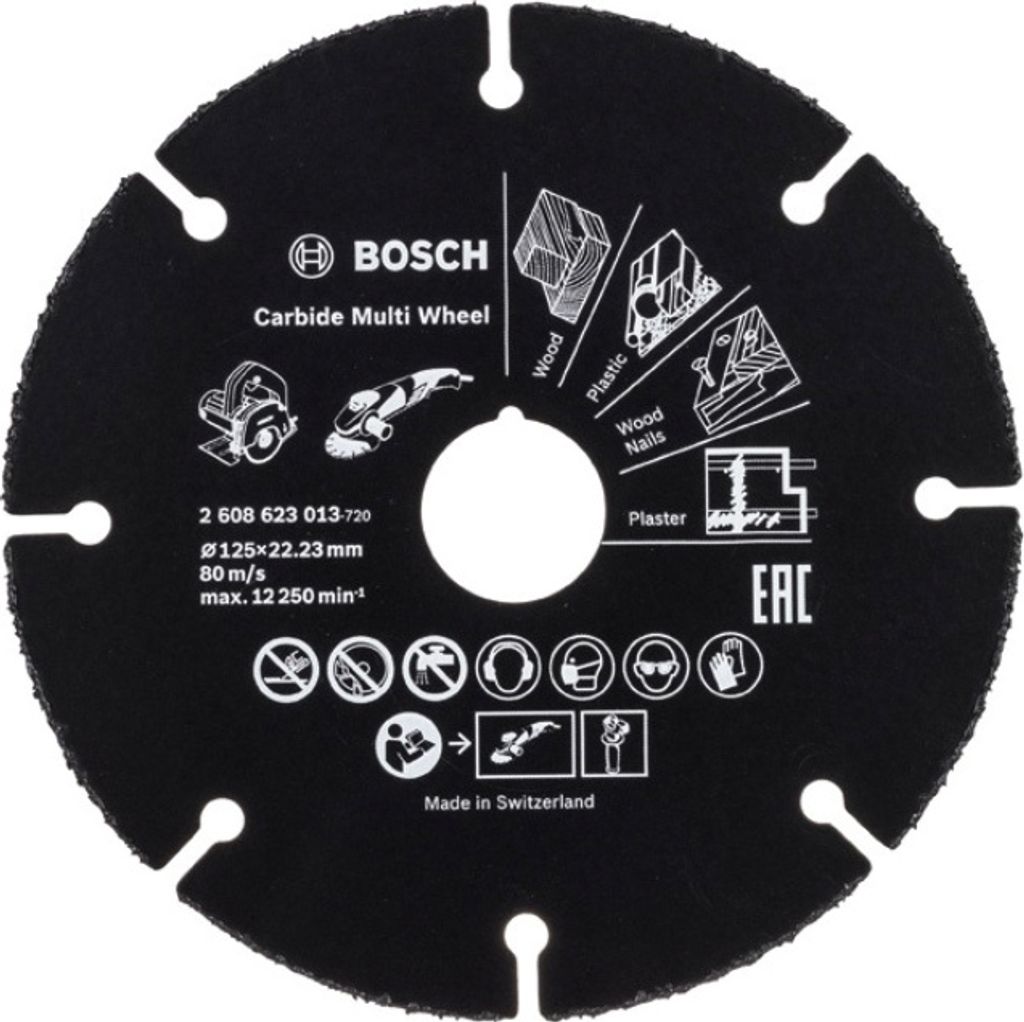 BOSCH 2608623013 BOSCH Trennscheibe Carbide Multi Wheel für Immagine del prodotto 