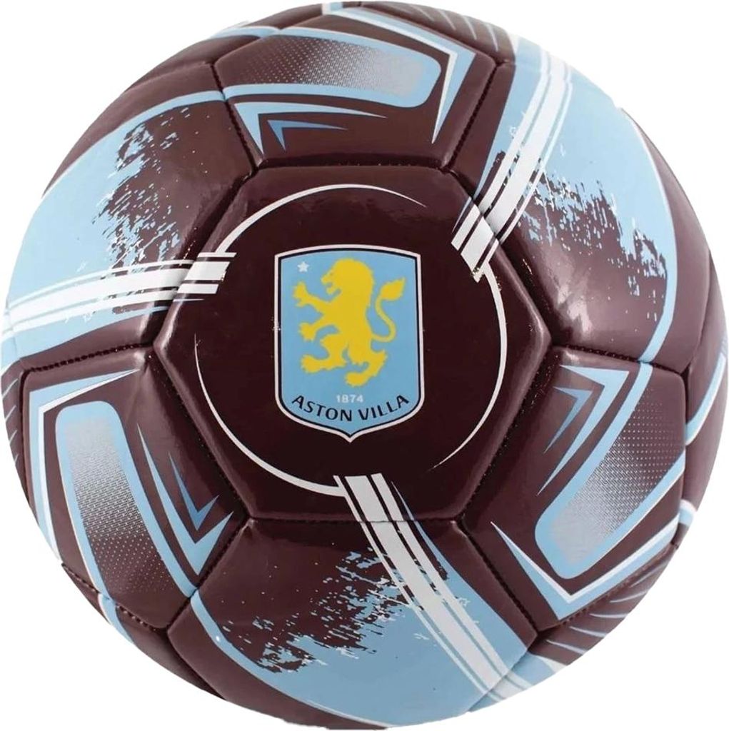 Aston Villa FC - Fußball, Turbine Muster TA14149 (5) (Rotwein/Blau)