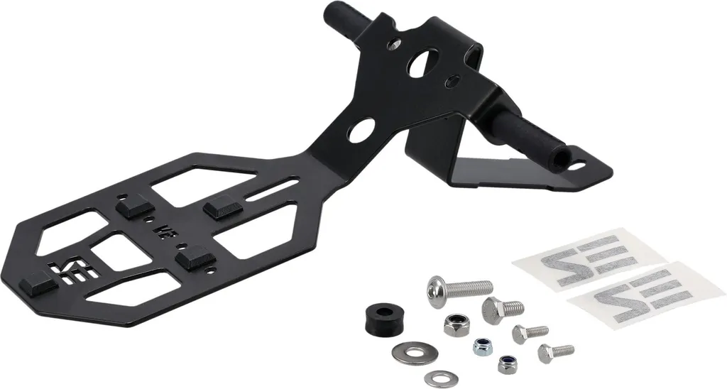 Support feu arrière Simson S70 SIMMADE V2 en acier robuste noir