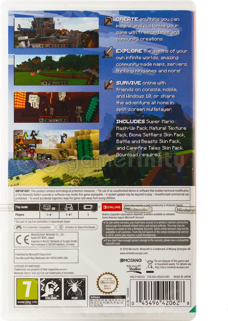 Minecraft Switch UK multi Produktbild 3