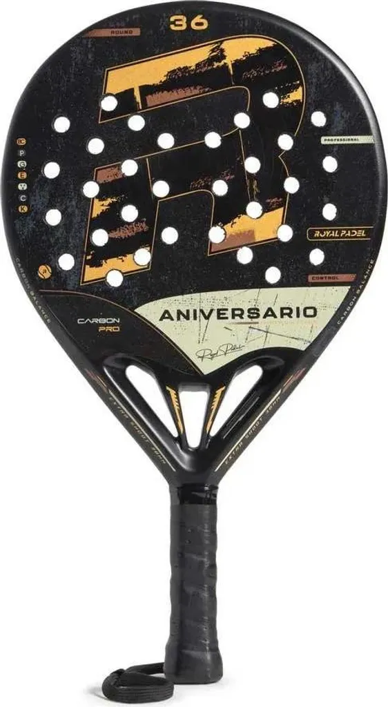 Raquette Royal Padel 36 Aniversario Poly 2026 Anti-vibrations Noire