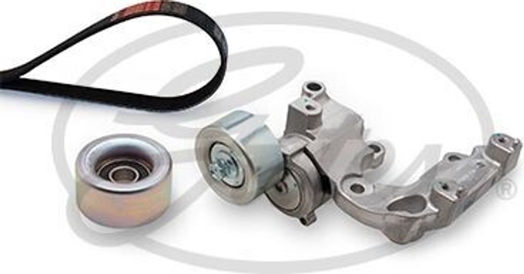Gates K017PK1550 Keilrippenriemensatz für TOYOTA Venza (V1) für LEXUS IS II (GSE2, ALE2, USE2)