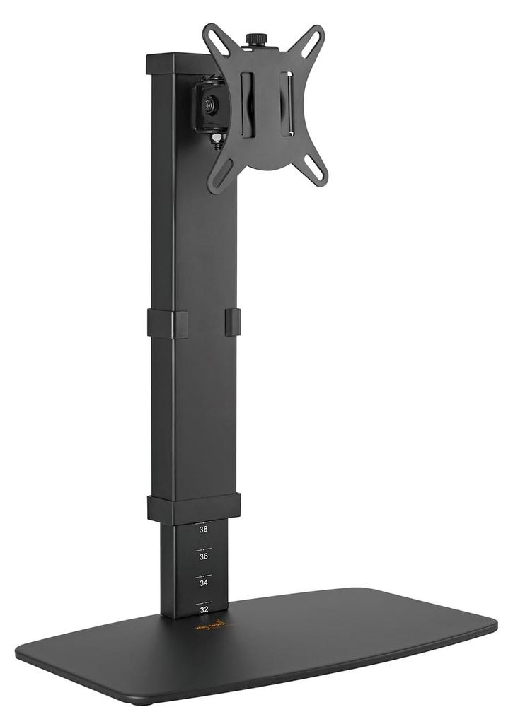 myWall HL 55 L Monitor Ständer Tischständer Halterung für Bildschirme 17 Zoll - 32 Zoll (43-81 cm), bis 8 kg, Höheneinstellung in 10 Stufen