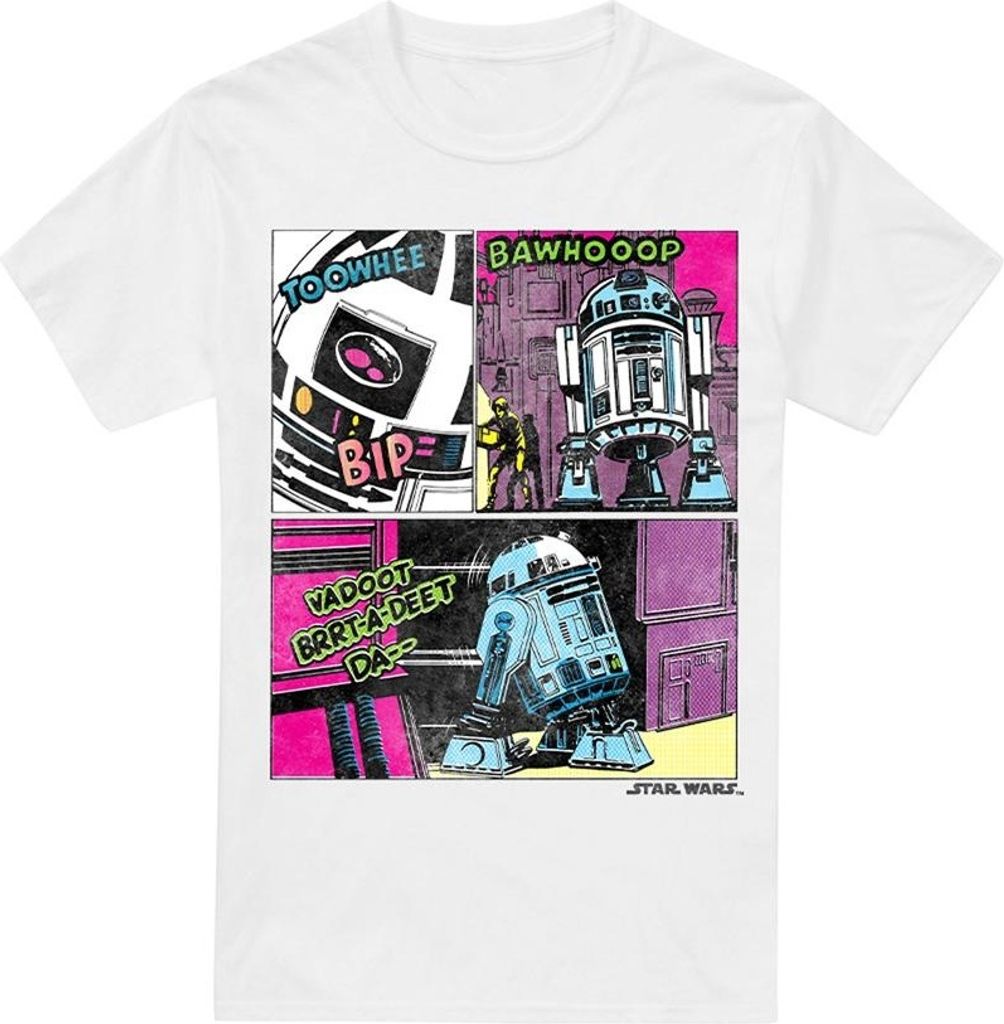 Star Wars - "To The Rescue" T-Shirt für Herren TV3366 (XL) (Weiß)