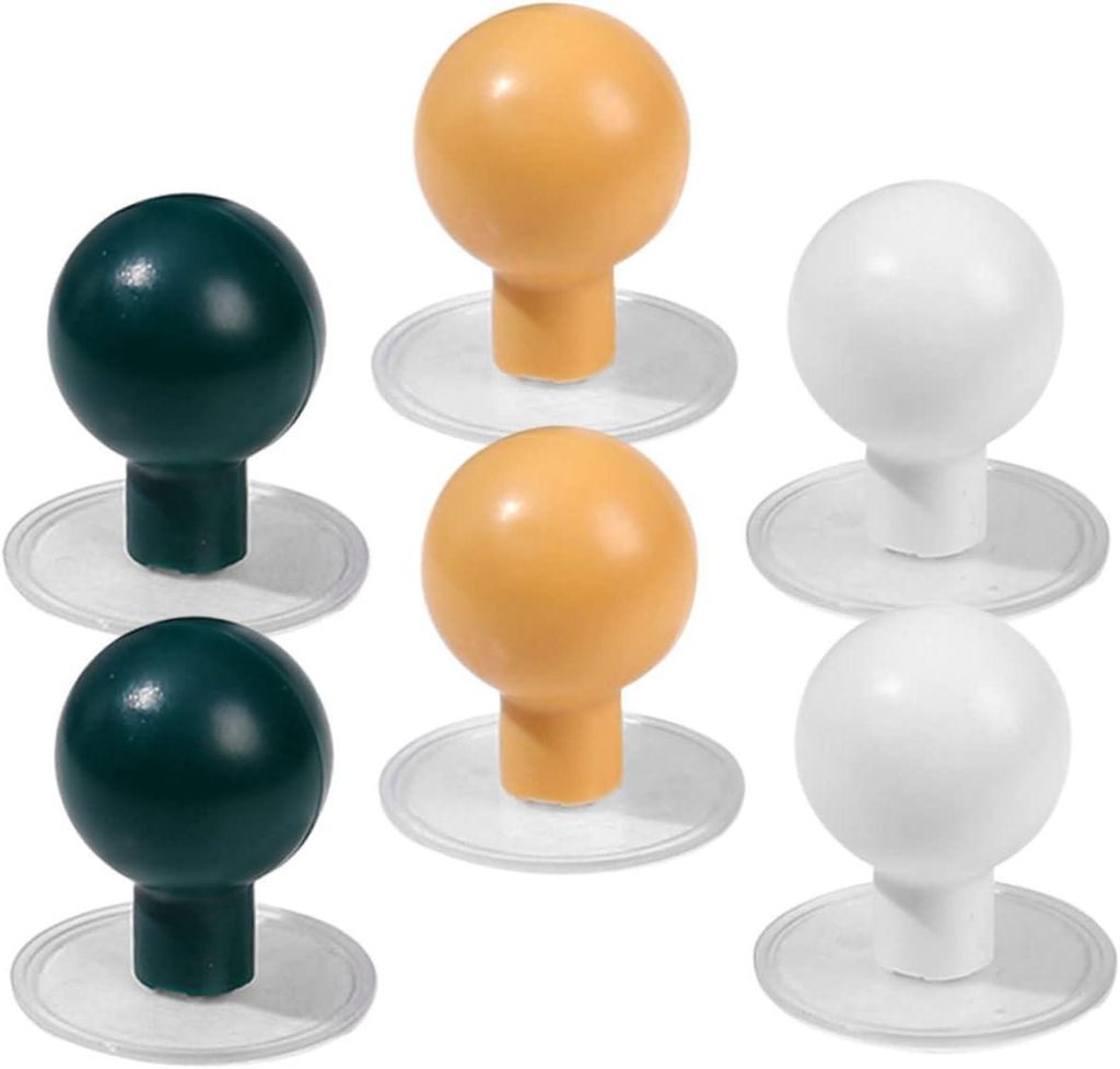 Lot von 6 Adhésifs En Acier Inoxydable Pour Abattant De Toilette Rehausseur De Siège Pratique Facile À Installer Mural