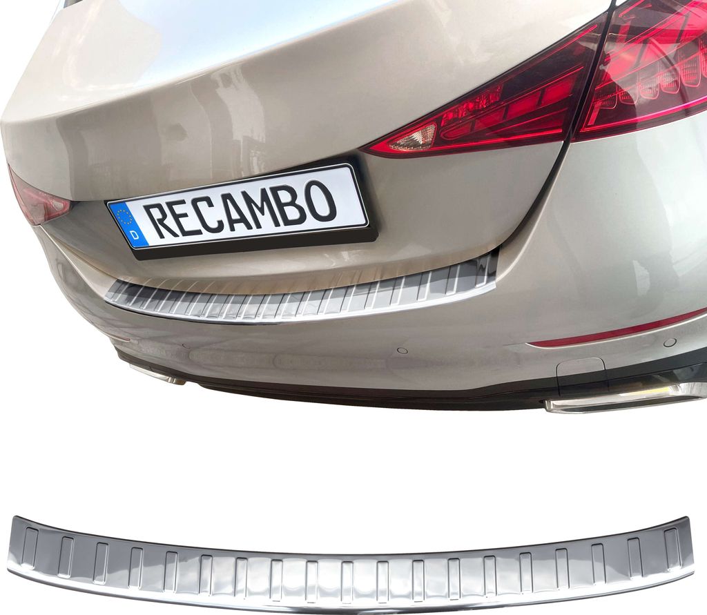 Ladekantenschutz Edelstahl Chrom passend für Mercedes Produktbild 
