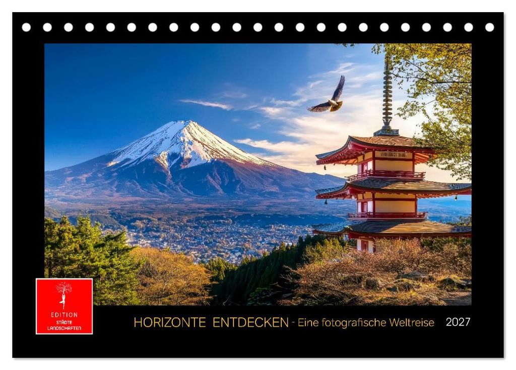 Horizonte entdecken - eine fotografische Weltreise (Tischkalender 2027 DIN A5 quer), CALVENDO Monatskalender