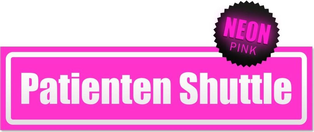 Patienten Shuttle invertiert Magnetschild Schild magnetisch