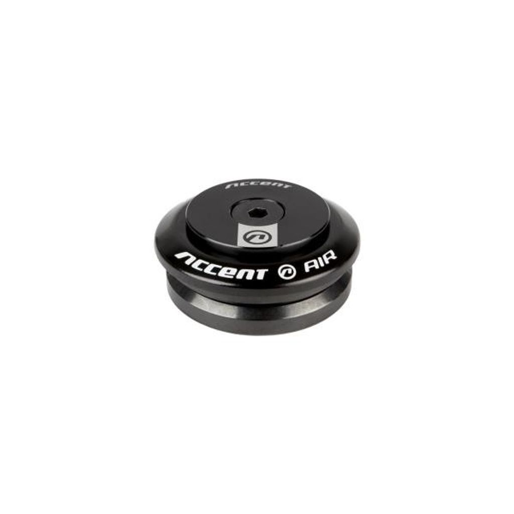 ACCENT HI-AIR Ruder 1-1/8" Integral, Schwarz