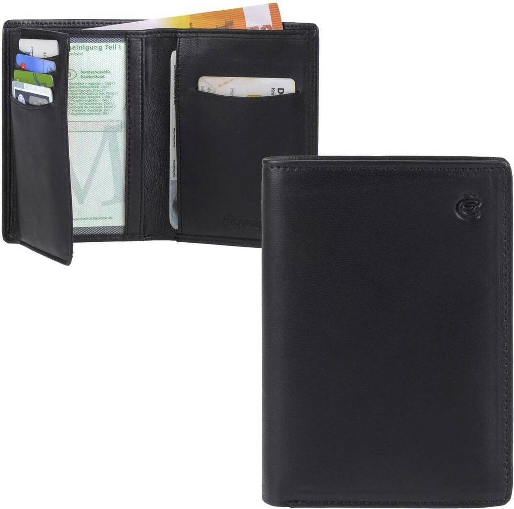 Esquire Eco Visitenkartenetui Leder 9 cm