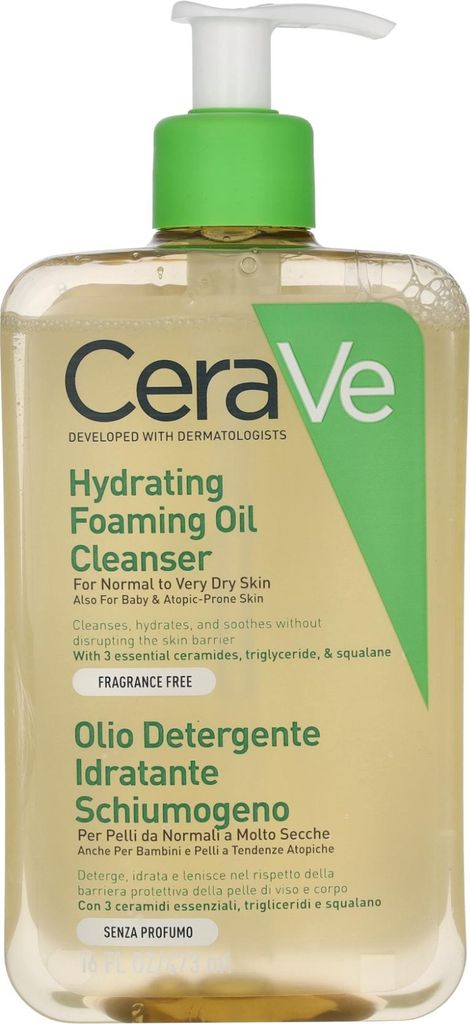 CeraVe - Facial Cleansers Hydrating Foaming Oil Cleanser Immagine del prodotto 