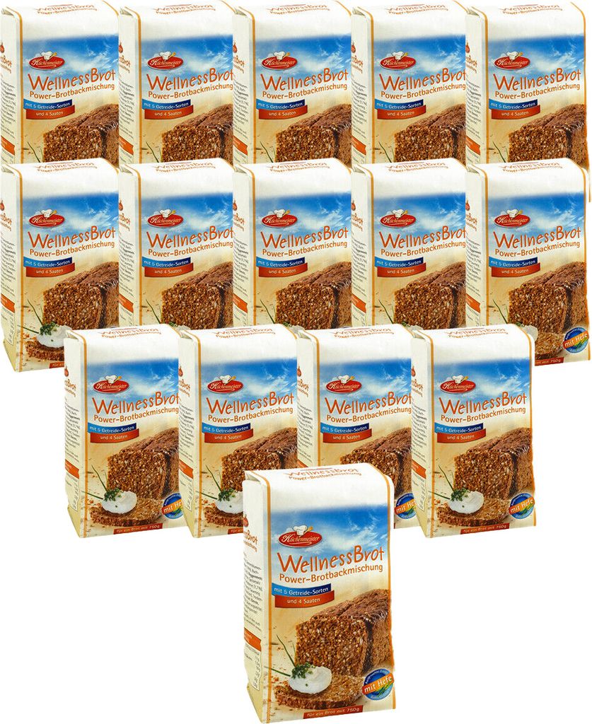 BIELMEIER Brotbackmischung Wellnessbrot Power 15 Stück á Produktbild 
