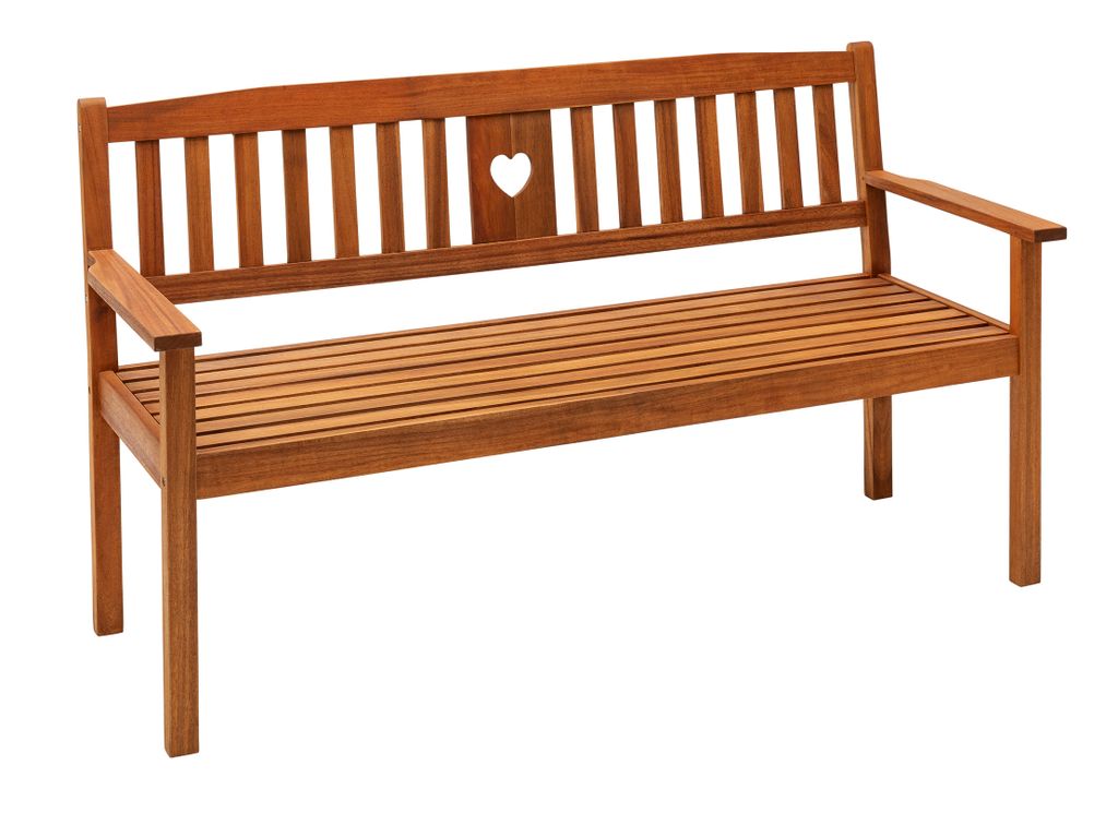 Dehner Gartenbank Heart, 3Sitzer, 90 x 158.5 Kaufland.de