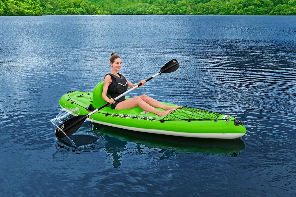 Bateau de pêche gonflable monoplace avec rames Hydro-Force 270cm