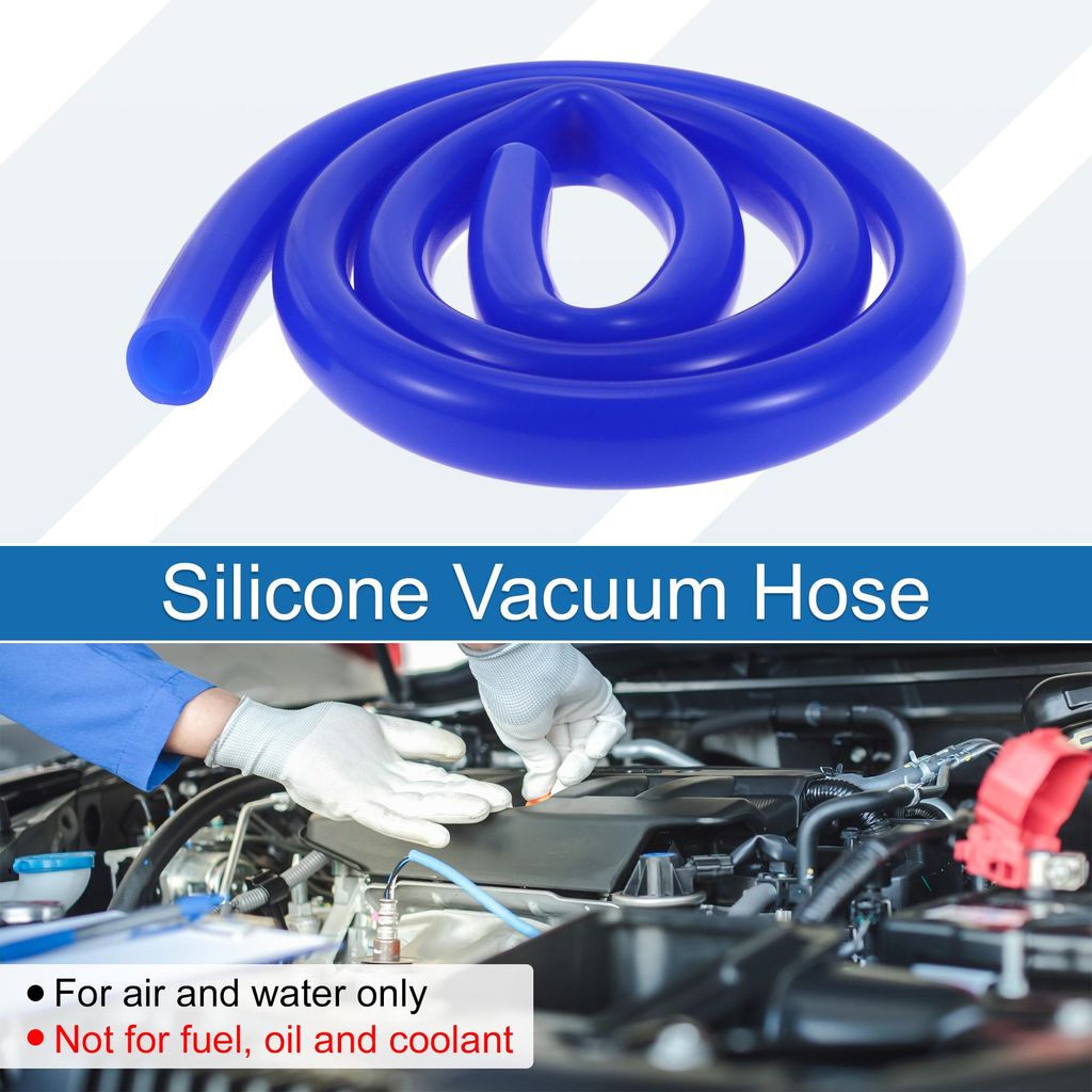 Silikon-Vakuumschlauch Hochtemperatur 5Ft 11/16" 18mm ID 3,5mm Dicke Automobil-Vakuumschlauch Blau 1 Stück 130PSI Maximaldruck