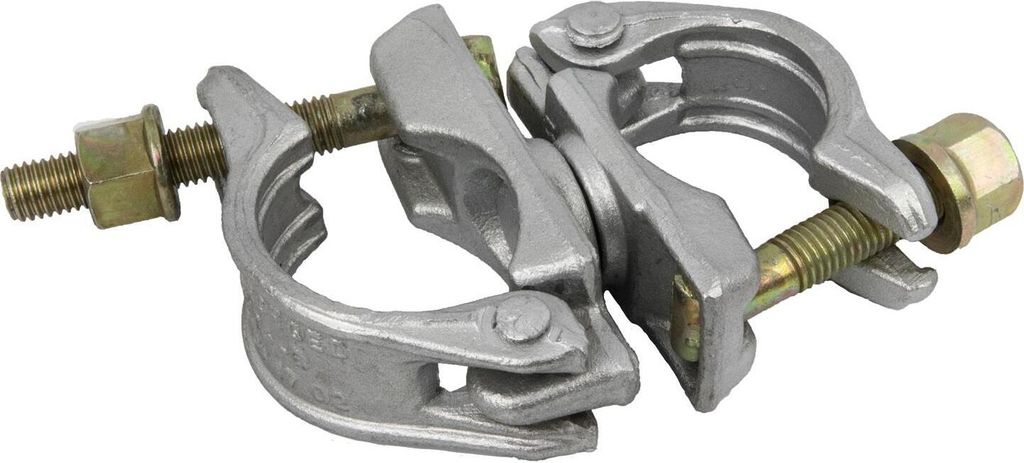 GeZu Impex Reduzier Drehkupplung 48 x 60 mm, SW 22, Gerüstkupplung 360°, Doppelschelle, Gerüstschelle, Gerüstkupplung