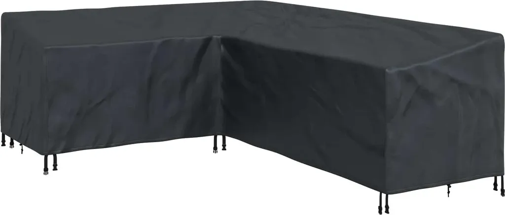 Copertura Protettiva vidaXL 250x180x80cm Oxford 210D Nero Giardino