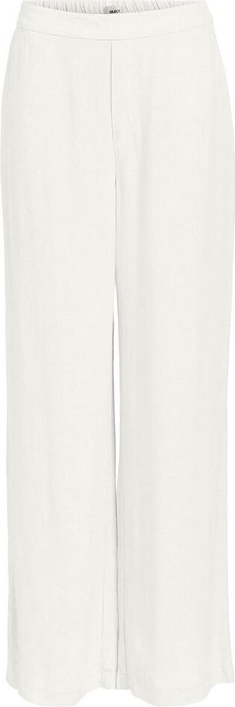 Object Sanne Aline Wide Leg Fit Hosen Weiß 34 Frau Weiß 34