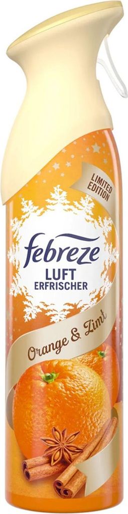 Febreze Lufterfrischer Spray Orange & Zimt 185ml entfernt Gerüche