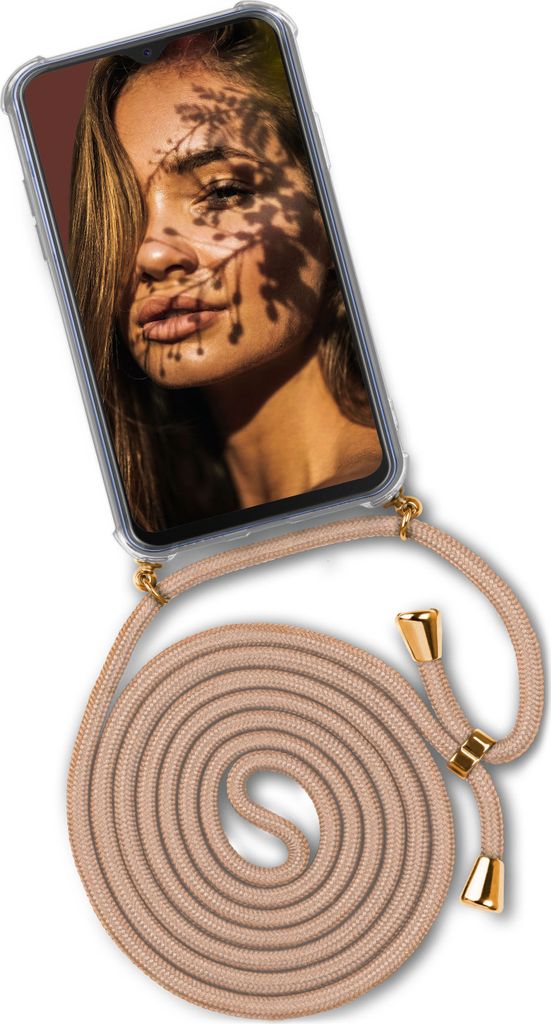 TWIST-Case + TWIST-Cord für Samsung Galaxy M20, Farbe:Golden Coast (Gold)