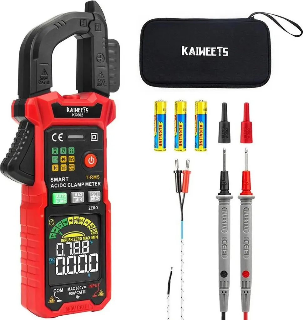 Pince ampèremétrique KC602 True RMS : finies les erreurs de mesure