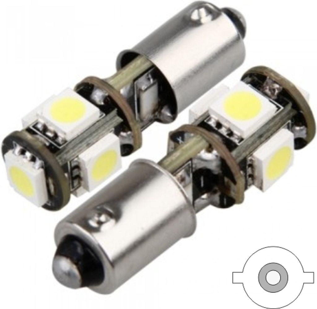 B9C5W - Auto LampeT4W 12V (BA9S)