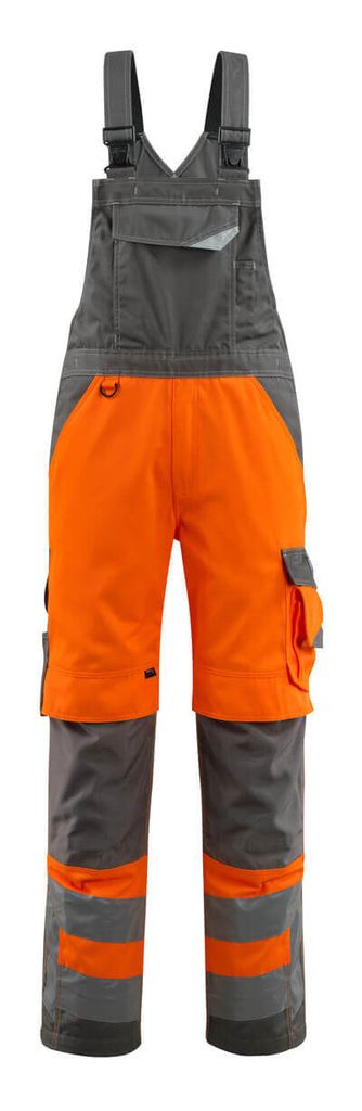 Mascot SAFE SUPREME Latzhose mit Knietaschen 15569-860 Orange/Dunkelanthrazit 90C50 290 g/m²
