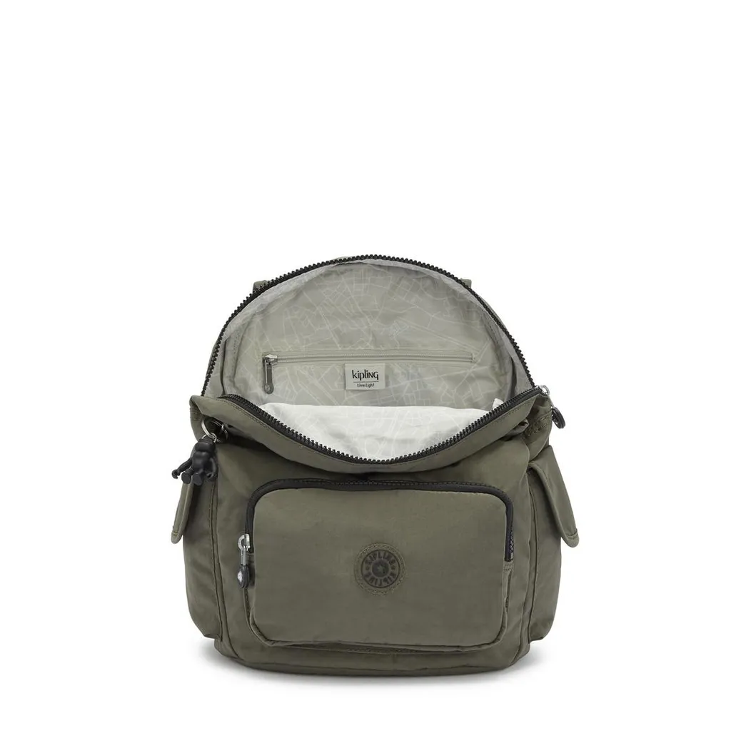 Fini le désordre avec le sac à dos Kipling City Pack S Vert Moss