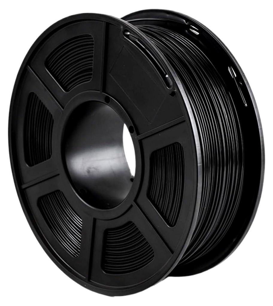 3D-Drucker-Filament PETG 1,75 mm 1 kg Kunststoff-Verbrauchsmaterial (Schwarz)