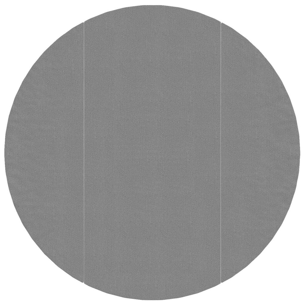 vidaXL Zwembadbodemdoek, lichtgrijs, Ø 306 cm, polyester, Productafbeelding 