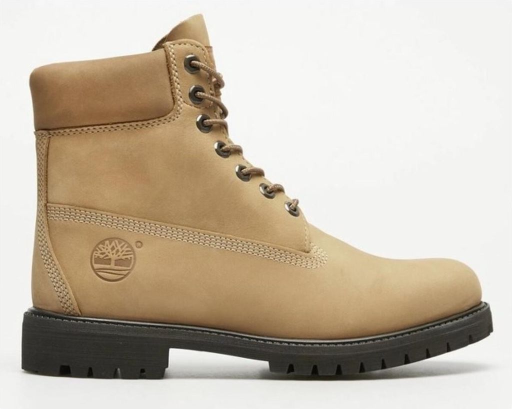 Timberland Premium 6-Inch Waterproof Boot - Herren Winter Stiefel Leder Beige TB0A2P6W-EN3 , EU 42 US 8.5