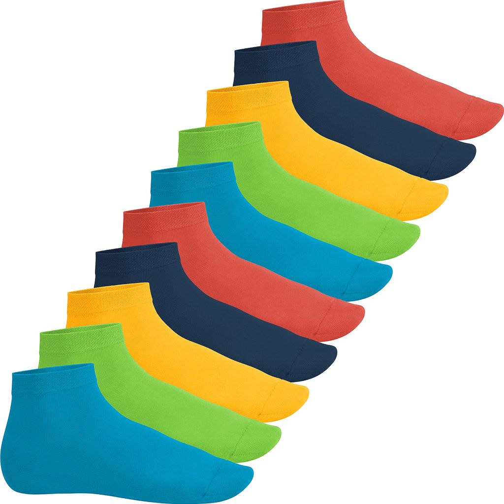 Footstar EVERYDAY! 10 Paar kurze Socken für Frauen und Männer - Trend