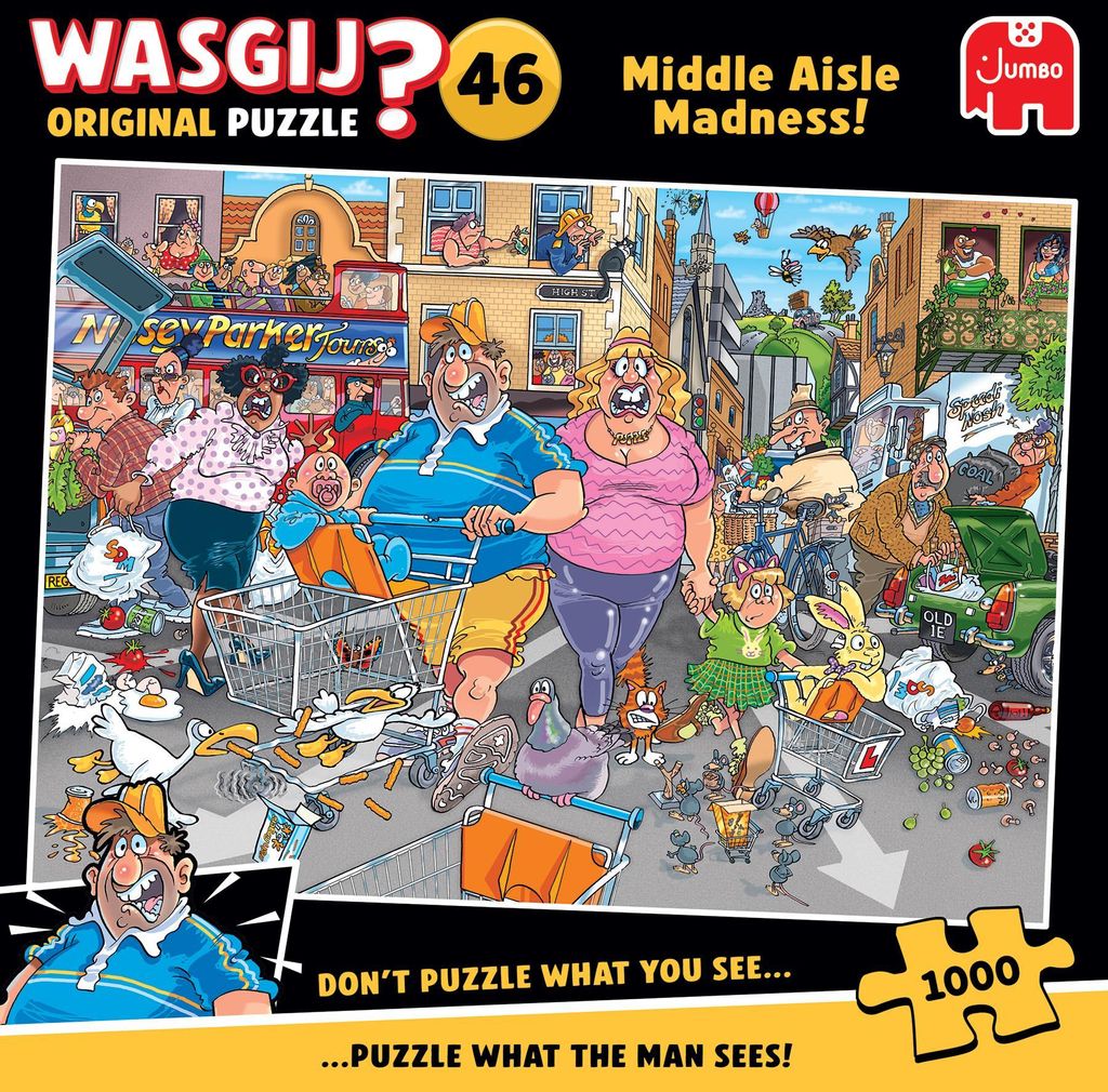 JUMBO Puzzle WASGIJ 46: Mittelgang 1000 dlc