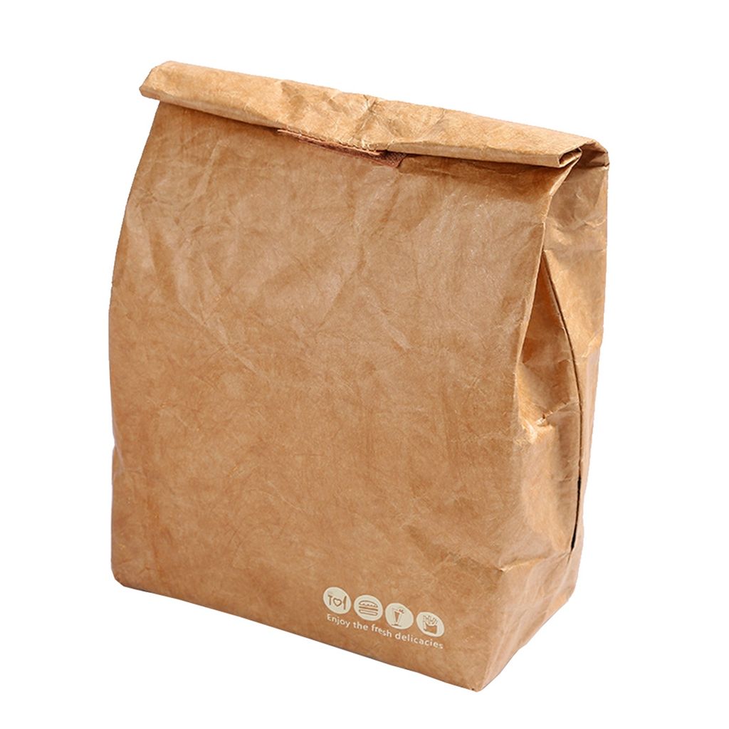Lunch Tasche,Kraftpapier Bento Tasche,Picknick Isolierung Bento Tasche,Kraftpapier Lunch Tasche,Papier Lunch Tasche