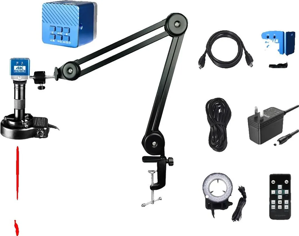 Microscope numérique 4K 60MP Set 1 avec puce IMX415 haute résolution