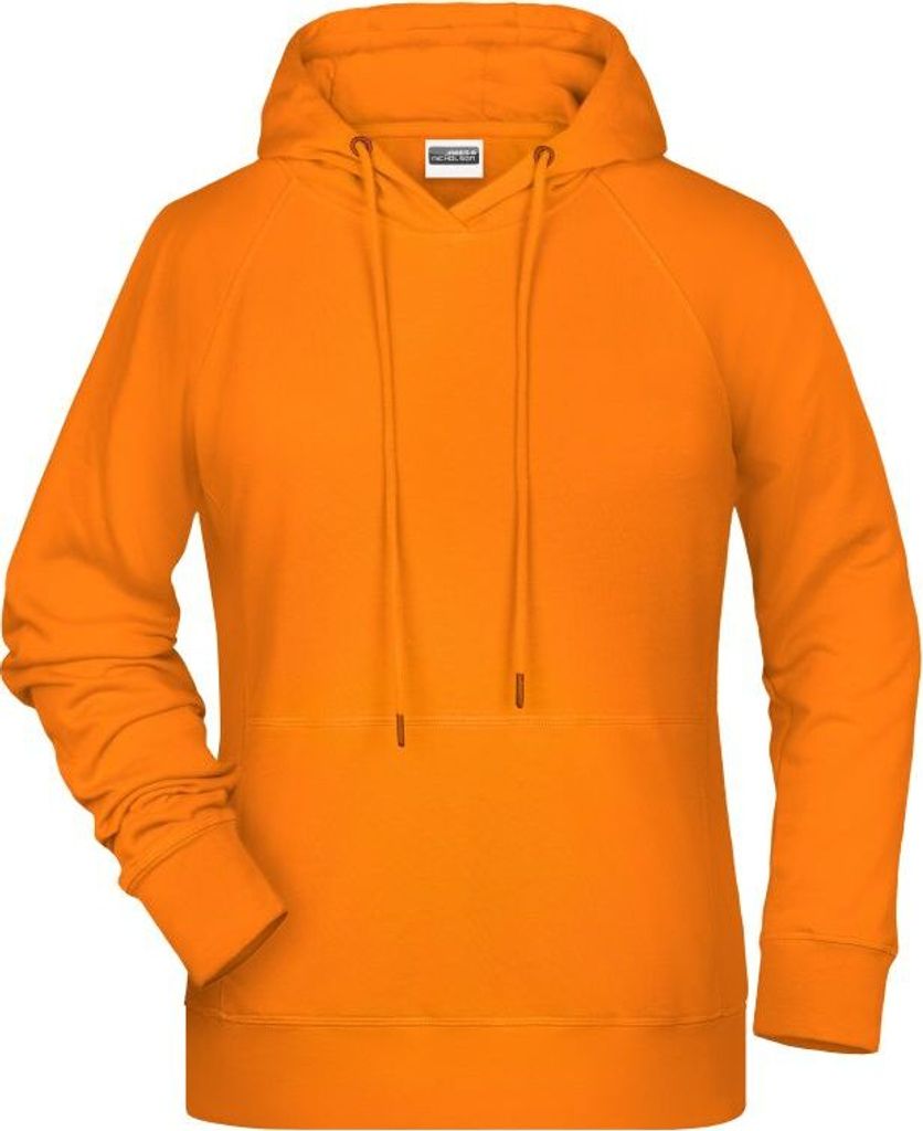 Ladies' Hoody Kapuzensweat mit Raglanärmeln orange, Gr. XXL
