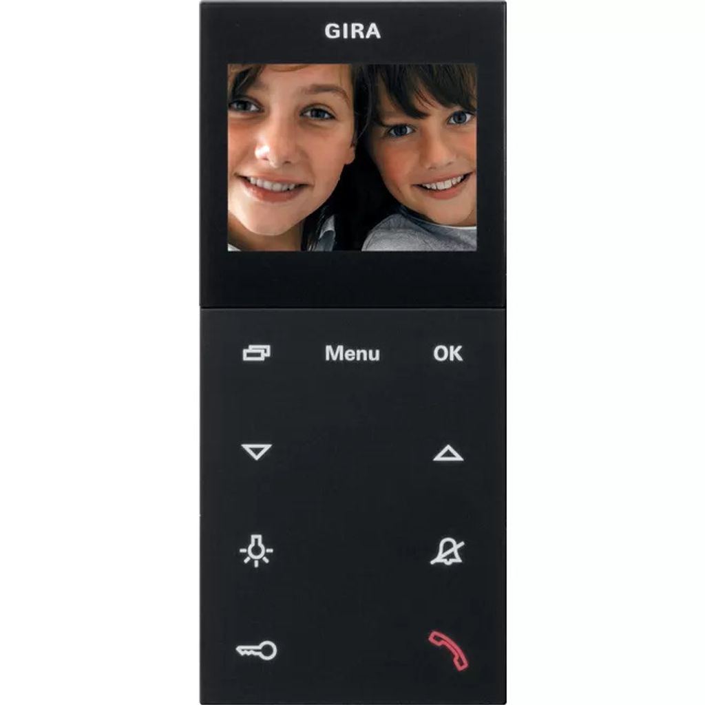 GIRA Wohnst.Video AP Plus Sys55 SWm 1239005 Wohnungsstation Video AP Plus