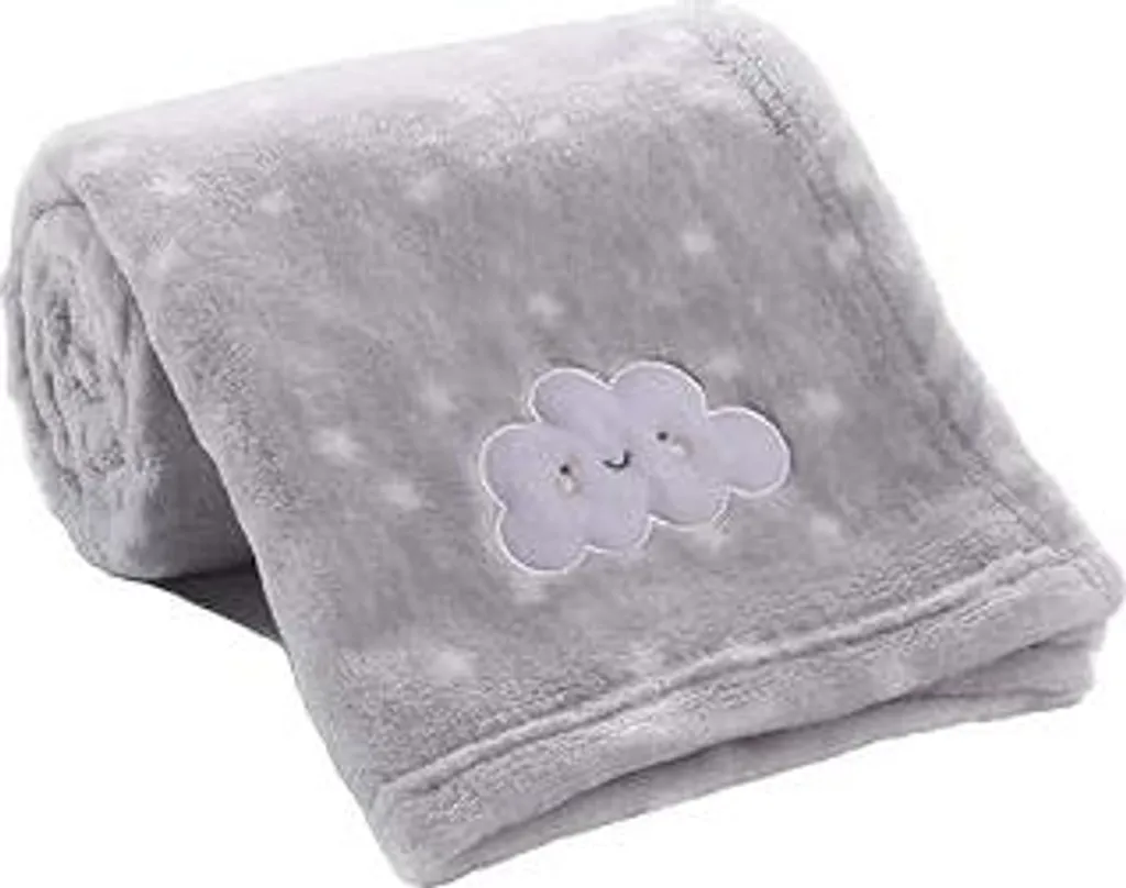 Coperta CREVENT Nuvola Grigia 75x100cm - Accessorio Bebè Must-Have