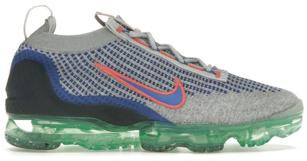Nike Air VaporMax 2021 Flyknit Wolf Grey Medium Blue - EU Produktbild 