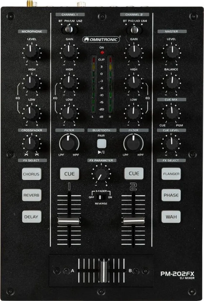 Table de mixage DJ OMNITRONIC PM-202FX Bluetooth 10006865 - 4