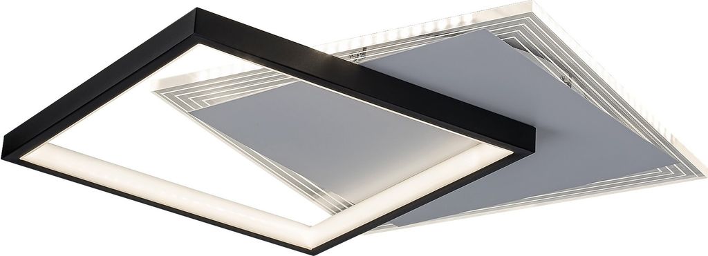 Rabalux 5366 Deckenleuchte Malcolm, 35W, 4000K, 2150lm, schwarz-weiß, neutralweiß, 52cm