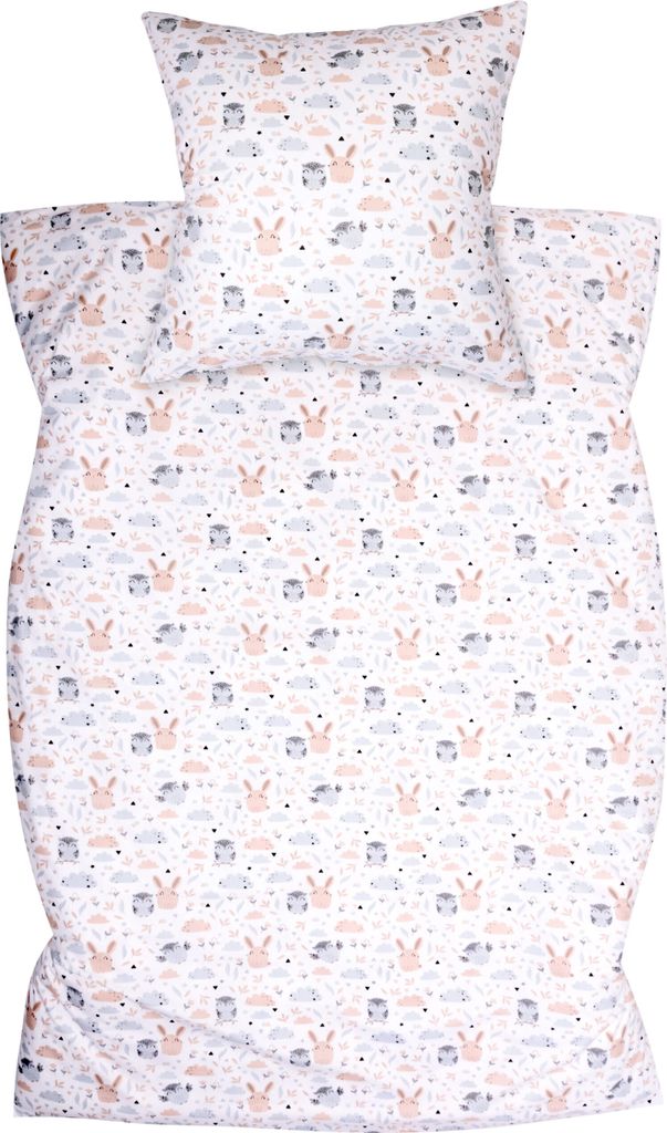 Amilian 2-tlg Set: Bettwäsche 135x200, Kissenbezug: 80x80 cm, 100% Baumwolle, mit Hotelverschluß: weiche Flauschige Bettbezüge, Kopfkissenbezug