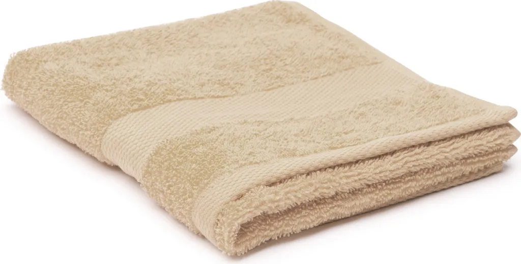 Drap de Visage 60x100 cm pour Salle de Bain Excelsa Spa Coton Beige Chic