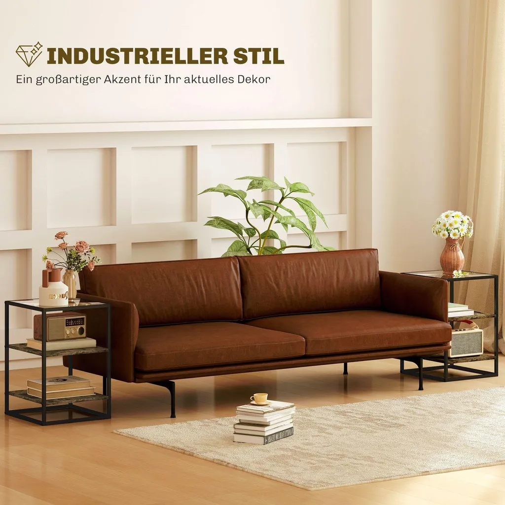 Petite table basse stable et robuste 3 niveaux pour gagner de l'espace - 4