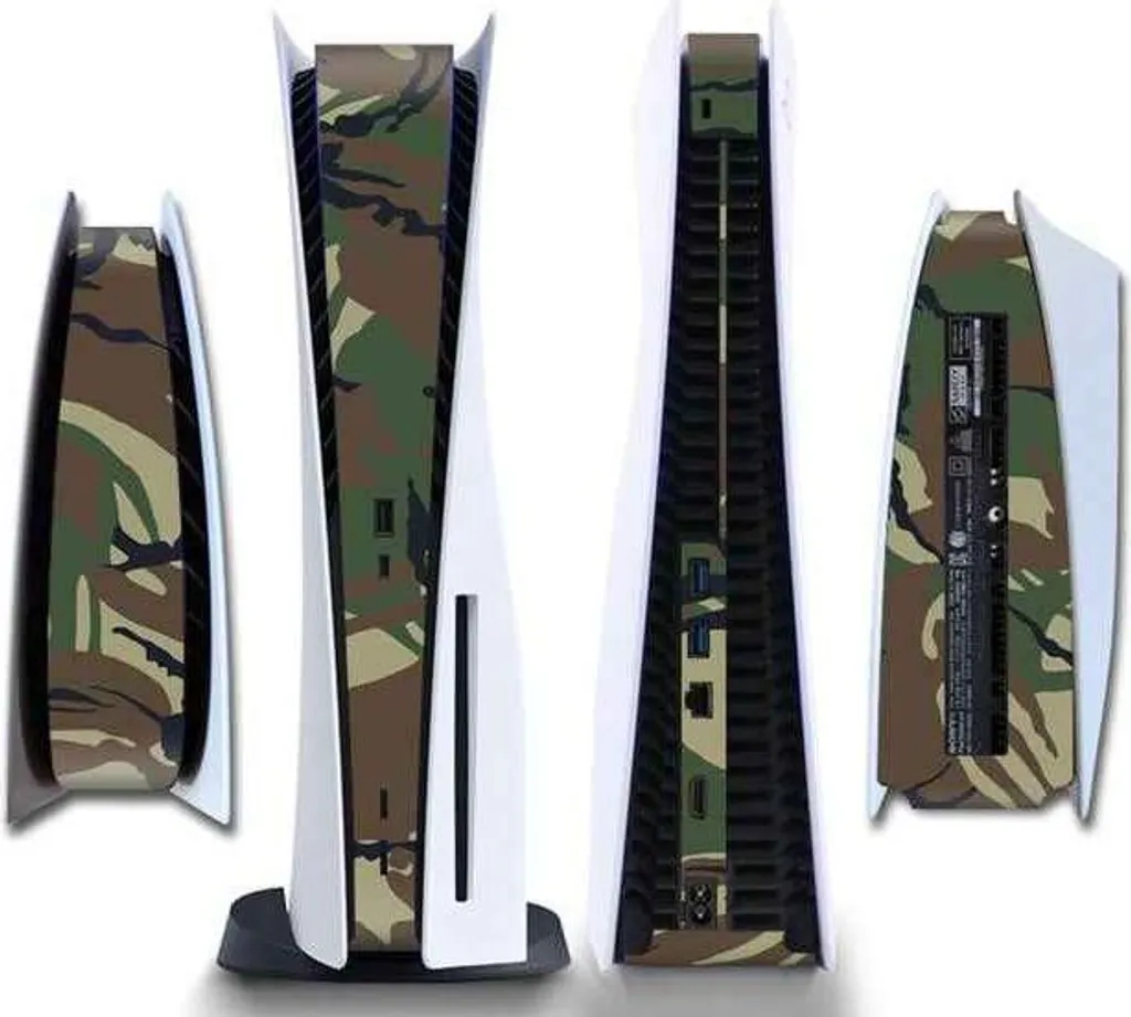 Skin PS5 Camo Marrone - Idea Regalo Accessori Console PlayStation 5