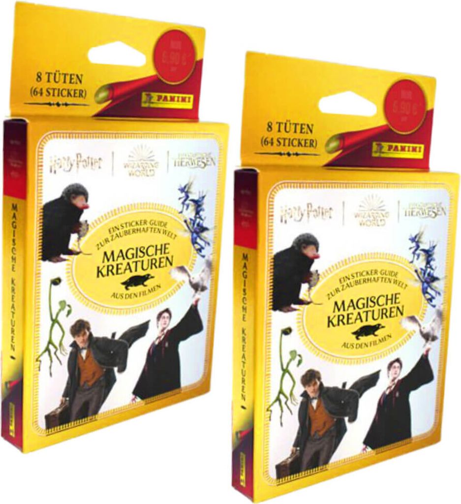 Panini Harry Potter Sticker - Magische Kreaturen (2023) - 2 Blister Sammelsticker