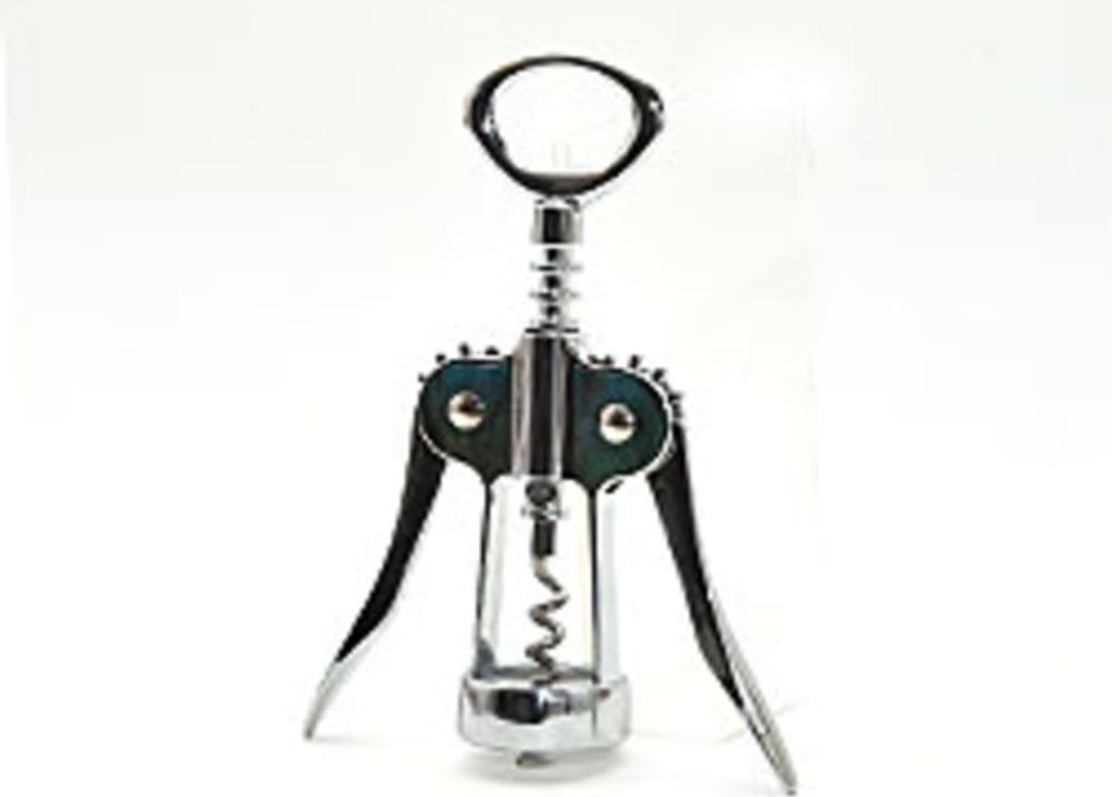 Eleganter Korkenzieher Flaschenöffner Edelstahl Silber 1 Stück für Weingenießer und Bars