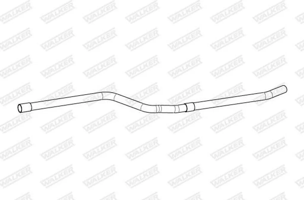 Walker 10916 Tuyau d'échappement pour BMW Série 1 F20 Hayon Qualité OEM